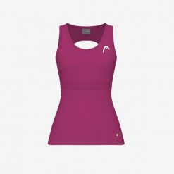 Koszulka bez rękawów damska MOVE. Czerwone bluzki sportowe damskie HEAD, xl, bez wzorów, bez ramiączek. W wyprzedaży za 168.00 zł.