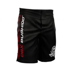 Szorty spodenki treningowe do sportów walki Leone DBX Bushido. Czarne szorty damskie DBX BUSHIDO, bez wzorów, z materiału, sportowe. Za 169.99 zł.