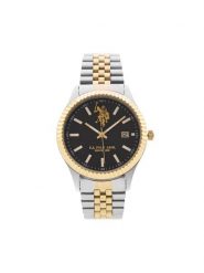 U.S. Polo Assn. Zegarek USP7239BK Srebrny. Szare, analogowe zegarki męskie U.S. Polo Assn., metalowe. Za 869.99 zł.