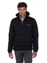 The Time of Bocha Kurtka pikowana w kolorze czarnym rozmiar: XXL. Czarne kurtki męskie The Time of Bocha, xxl, z aplikacjami, bez kaptura. Za 260.99 zł.