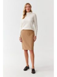 TATUUM Spódnica w kolorze jasnobrązowym rozmiar: 34. Brązowe spódniczki damskie Tatuum, bez wzorów, midi. Za 143.95 zł.