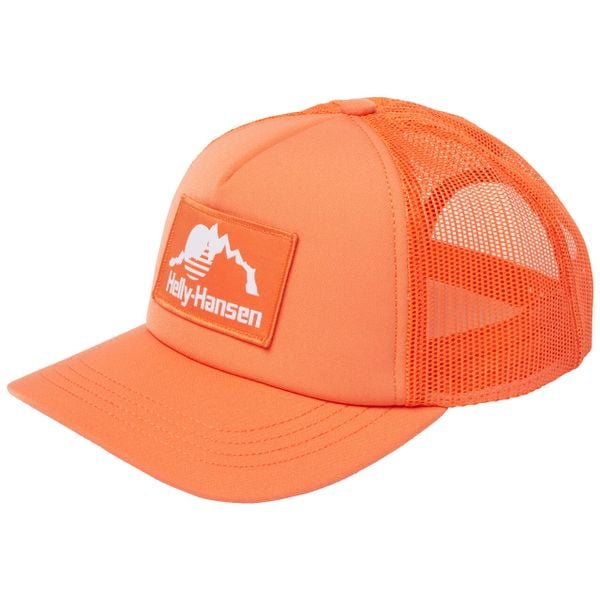 Czapka trucker Helly Hansen. Brązowe czapki męskie Helly Hansen, bez wzorów, z bawełny. Za 177.00 zł.