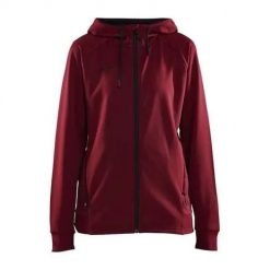 Bluza treningowa damska Craft 1909133488000. Czerwone bluzy sportowe damskie Craft, s, bez wzorów, bez ramiączek, z kapturem. Za 452.00 zł.