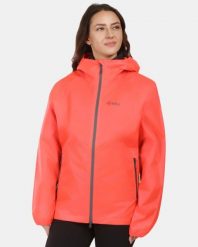 Outdoorowa wodoodporna kurtka Kilpi JALUU-U. Czerwone kurtki damskie Kilpi, l, bez wzorów, z materiału, bez kaptura. Za 292.95 zł.