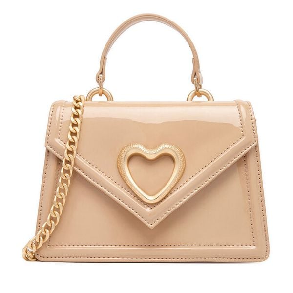 Torebka Eva Minge. Brązowe torebki klasyczne damskie Eva Minge, bez wzorów, wizytowe, bez kołnierzyka, bez ramiączek. Za 179.99 zł.