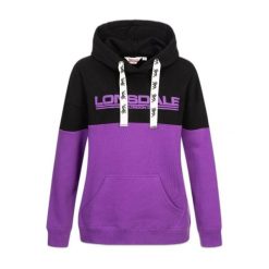 Bluza damska z kapturem Lonsdale Wardie. Czarne bluzy z kapturem damskie Lonsdale, s, z bawełny. Za 345.90 zł.