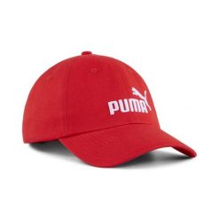 Czapka z daszkiem z logo No. 1 ESS PUMA. Czerwone czapki męskie Puma, bez wzorów. Za 69.00 zł.