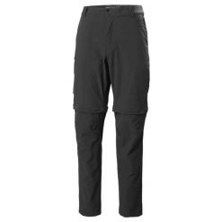Spodnie turystyczne męskie Helly Hansen Brono Softshell Zip Off Pant. Szare spodnie materiałowe męskie Helly Hansen, bez wzorów, z softshellu, sportowe. W wyprzedaży za 448.20 zł.