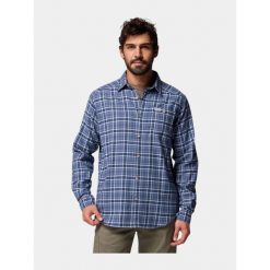 Koszula Męska Columbia Cornell Woods Flannel. Niebieskie koszule męskie Columbia, m, bez wzorów, bez kołnierzyka, bez ramiączek. Za 259.00 zł.
