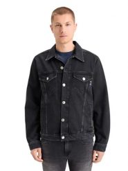 Scotch & Soda Kurtka dżinsowa w kolorze czarnym rozmiar: M. Czarne kurtki męskie Scotch & Soda, m, bez wzorów, z bawełny, bez kaptura. Za 202.03 zł.