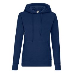 Bluza Damska Z Kapturem. Niebieskie bluzy z kapturem damskie Fruit of the Loom, xl. Za 104.99 zł.