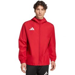 Kurtka męska adidas Entrada 26 All Weather. Czerwone kurtki męskie Adidas, l, bez wzorów, sportowe, bez kaptura. Za 170.99 zł.