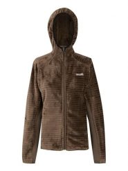 Regatta Kurtka polarowa "Endra" w kolorze jasnobrązowym rozmiar: 42. Brązowe kurtki damskie Regatta, bez wzorów, z polaru, bez kaptura. Za 95.92 zł.