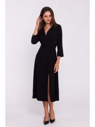 Stylove Sukienka w kolorze czarnym rozmiar: L. Czarne sukienki damskie Stylove, l, bez wzorów, bez kołnierzyka, bez ramiączek, midi. Za 232.23 zł.