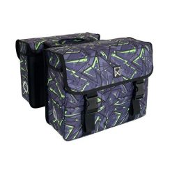 Podwójna torba na bagażnik Willex. Fioletowe torebki klasyczne damskie willex, bez wzorów, bez dodatków. Za 391.50 zł.