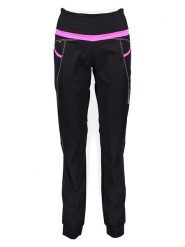 Crazy Spodnie funkcyjne w kolorze czarno-różowym rozmiar: S. Czarne spodnie dresowe damskie Crazy, s, z materiału, outdoorowe. Za 113.90 zł.