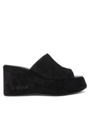 G-Star Raw Klapki FARI-118925 Czarny. Czarne klapki damskie G-Star Raw, bez wzorów, ze skóry, bez obcasa. Za 439.99 zł.