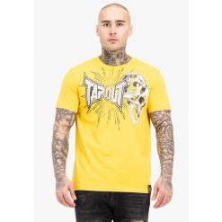 T-shirt o klasycznym kroju Tapout Blade. Czarne t-shirty męskie TAPOUT, bez wzorów, bez kołnierzyka. Za 136.00 zł.