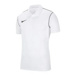 Koszulka do piłki nożnej męska Nike Polo Park 20. Niebieskie koszulki polo męskie Nike, m, bez ramiączek, do piłki nożnej. Za 88.00 zł.