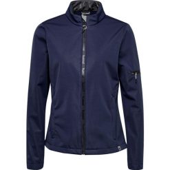 Kurtka damska Hummel North Softshell. Niebieskie kurtki softshell damskie HUMMEL, l, bez wzorów, z materiału, z kapturem. Za 426.35 zł.