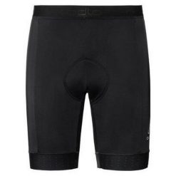 Spodenki rowerowe męskie Odlo short ZEROWEIGHT. Czarne szorty męskie Odlo, bez wzorów. Za 559.99 zł.