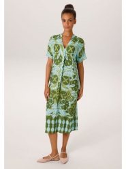 Aniston Sukienka w kolorze turkusowo-zielonym rozmiar: 46. Zielone sukienki damskie Aniston, bez wzorów, z wiskozy, bez kołnierzyka, bez ramiączek, midi. Za 217.99 zł.