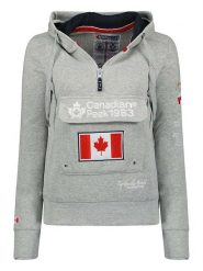 Canadian Peak Bluza "Gyrelle" w kolorze szarym rozmiar: XXL. Szare bluzy z kapturem damskie Canadian Peak, xxl, z bawełny. Za 113.99 zł.