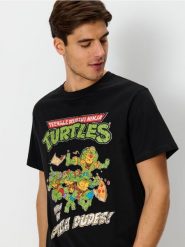 Piżama dwuczęściowa Wojownicze żółwie Ninja - czarny. Czarne piżamy męskie Sinsay, l, bez wzorów, bez ramiączek. Za 49.99 zł.