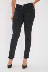 LEE MARION STRAIGHT DAMSKIE SPODNIE JEANSOWE BLACK RINSE L301GY47 112105819. Czarne spodnie materiałowe damskie Lee, bez wzorów, z jeansu. Za 209.99 zł.