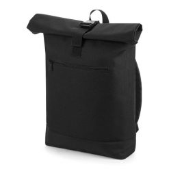 Plecak Bag Base Roll-Top. Czarne plecaki damskie BAGBASE, bez wzorów, z poliesteru, klasyczne. Za 105.85 zł.