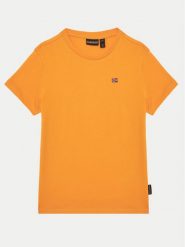Napapijri T-Shirt Salis SS 2 NP0A4GEHA701 D Pomarańczowy Regular Fit. Brązowe t-shirty chłopięce Napapijri, bez wzorów, z bawełny, bez ramiączek. Za 69.99 zł.