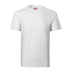 Koszulka Bazowa Unisex Dla Dorosłych. Białe bluzki damskie ALDER, bez wzorów, sportowe, bez kołnierzyka, bez ramiączek. Za 53.99 zł.