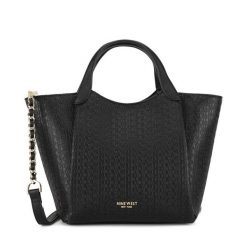 Torebka Nine West. Czarne torebki klasyczne damskie Nine West, bez wzorów, bez dodatków. Za 249.99 zł.