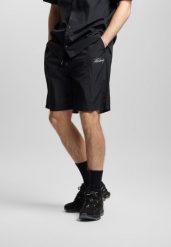 Spodenki sportowe męskie Prosto Club. Czarne szorty męskie Prosto., l, z nylonu. Za 274.99 zł.