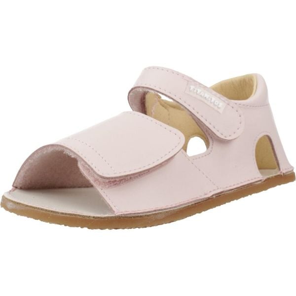 Sandały TITANITOS L560 ALCOY Rose. Czerwone obuwie trekkingowe damskie TITANITOS, ze skóry, bez zapięcia. Za 183.99 zł.