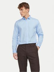 Jack & Jones Koszula 12201905 Błękitny Slim Fit. Niebieskie koszule męskie Jack & Jones, m, bez wzorów, z bawełny, bez kołnierzyka, bez ramiączek. Za 99.99 zł.