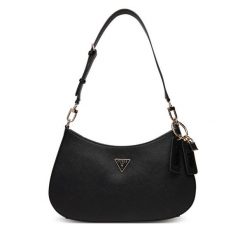 Torebka Guess. Czarne torebki klasyczne damskie Guess, z aplikacjami, bez dodatków. Za 379.99 zł.