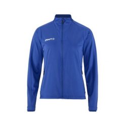 Damska wodoodporna kurtka zapinana na zamek Craft Evolve 2.0. Niebieskie kurtki damskie Craft, l, z aplikacjami, z materiału, bez kaptura. Za 278.35 zł.