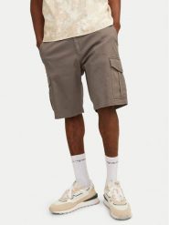 Jack & Jones Szorty materiałowe Jpstjoe 12182555 Szary Regular Fit. Szare szorty męskie Jack & Jones, bez wzorów, z bawełny. Za 164.99 zł.