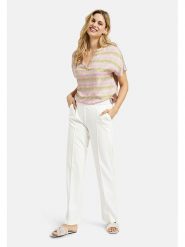 Milano Italy Bluzka w kolorze zielono-jasnoróżowym rozmiar: 46. Różowe bluzki damskie Milano Italy, bez wzorów, z wiskozy, bez kołnierzyka, bez ramiączek. Za 152.99 zł.