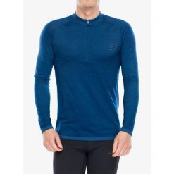 Bluza do biegania męska Compressport Trail HZ LS Tshirt M. Niebieskie bluzy bez kaptura męskie Compressport, l, bez wzorów, bez kołnierzyka. Za 476.99 zł.