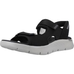 Sandały Skechers Model Slip-ins Go Walk Flex Kolor Czarny. Czarne sandały męskie Skechers, z tkaniny, bez zapięcia. Za 279.99 zł.