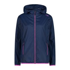 Kurtka przeciwdeszczowa damska z kapturem CMP. Czerwone kurtki damskie CMP, l, bez wzorów, z kapturem. Za 109.99 zł.