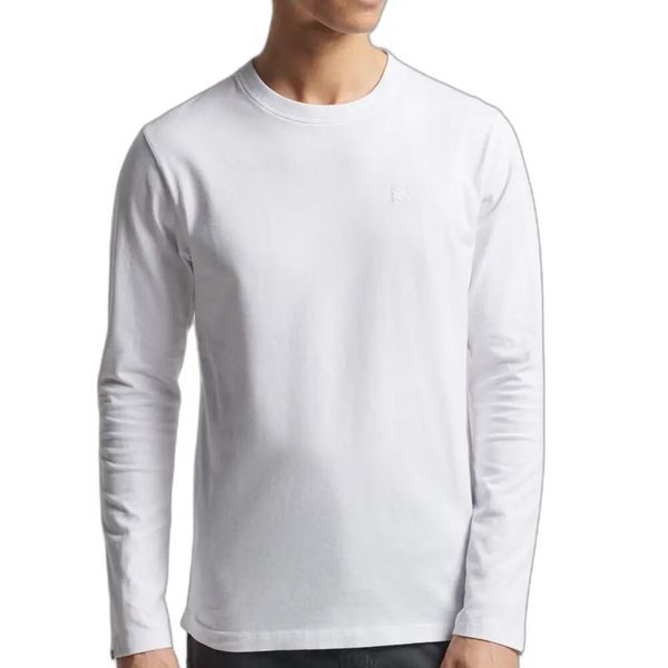 T-shirt z bawełny organicznej z długim rękawem Superdry Vintage Logo. Białe koszulki męskie z długim rękawem Superdry., xl, bez wzorów, z bawełny, bez kołnierzyka. Za 159.75 zł.