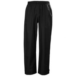 Wodoodporne spodnie Helly Hansen. Czarne spodnie materiałowe męskie Helly Hansen, bez wzorów, z materiału, biznesowe. Za 409.50 zł.