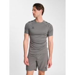 Koszulka Hummel Pro. Szare bluzki damskie HUMMEL, bez wzorów, sportowe, bez kołnierzyka, bez ramiączek. Za 187.00 zł.