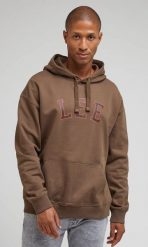 LEE GRAPHIC HOODIE MĘSKA BLUZA Z KAPTUREM TRUFFLE 112342476 LM11015540. Bluzy z kapturem męskie Lee, l. Za 179.99 zł.