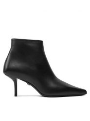 Max Mara Botki Mmbootie 24247960116 Czarny. Czarne botki damskie Max Mara, ze skóry, bez obcasa, na szpilce, bez zapięcia. Za 3,199.00 zł.