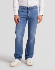 SPODNIE MĘSKIE LEE WEST START ME UP 112386556. Spodnie materiałowe męskie Lee, bez wzorów, z jeansu. Za 219.99 zł.