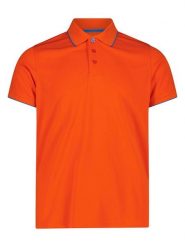 Cmp Funkcyjna koszulka polo w kolorze pomarańczowym rozmiar: 56. Pomarańczowe koszulki polo męskie CMP, bez wzorów, bez ramiączek. Za 65.54 zł.
